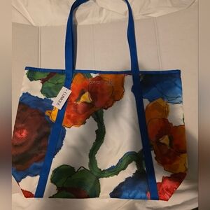 NWT Clinique × Jonathan Cohen Floral Tote